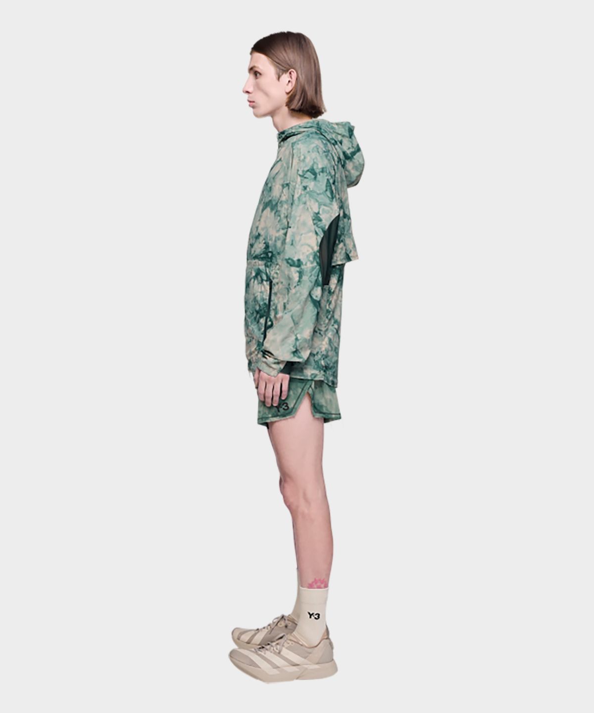 와이쓰리(Y-3) (M) AOP 러닝 로우 컷 재킷 멀티 M AOP RUN J RC MULTICOLOR