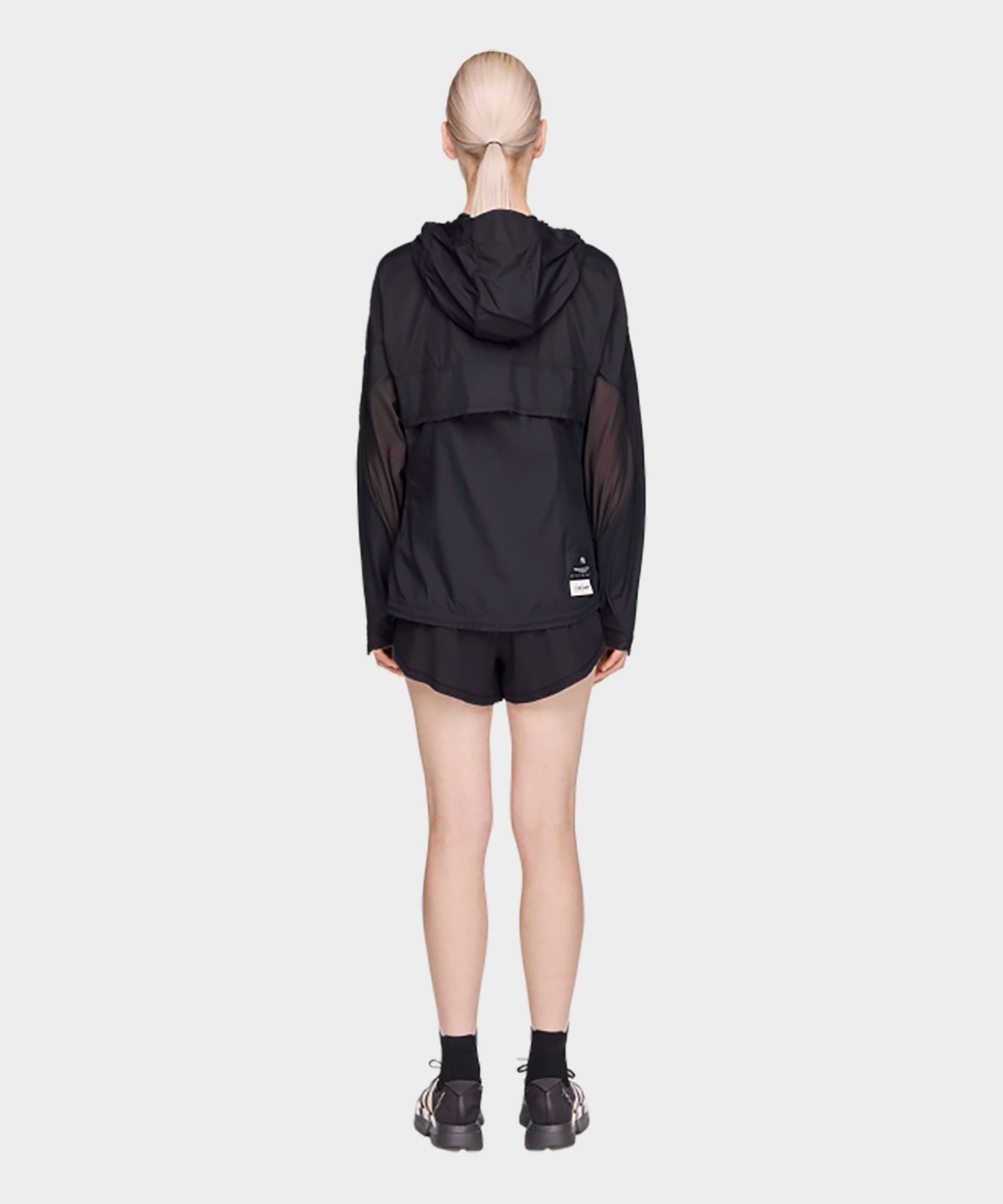 와이쓰리(Y-3) (W) W 러닝 로우 컷 재킷 블랙 W RUN JKT RC BLACK