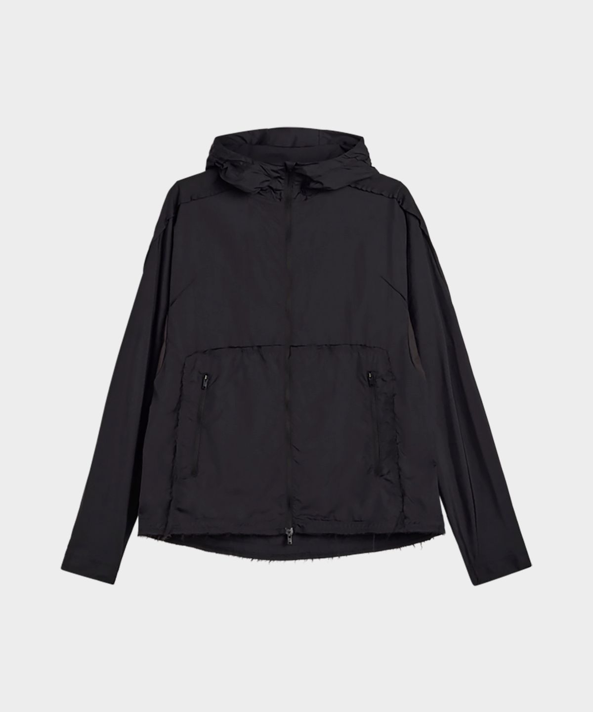 와이쓰리(Y-3) (W) W 러닝 로우 컷 재킷 블랙 W RUN JKT RC BLACK
