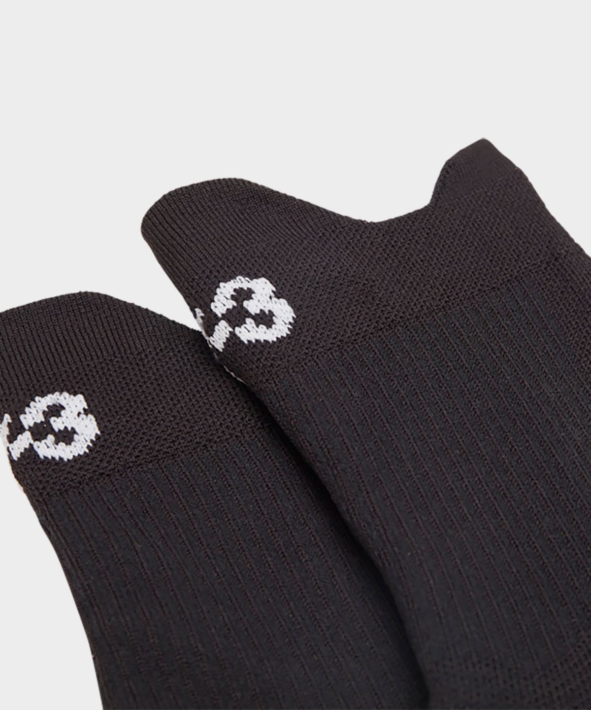 와이쓰리(Y-3) (U) 런 삭스 블랙 Y-3 RUN SOCK BLACK