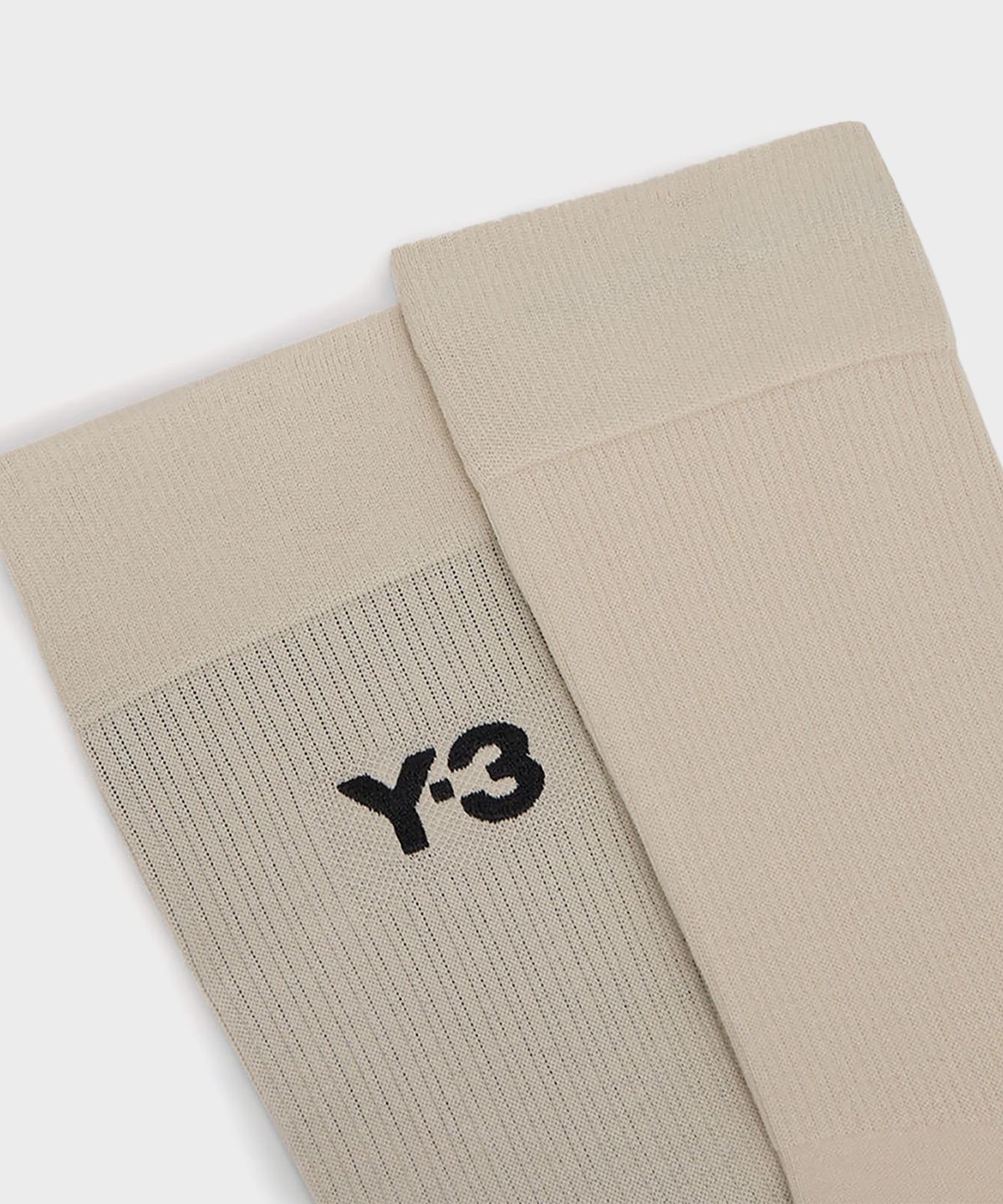 와이쓰리(Y-3) (U) 클래식 크루 삭스 베이지 Y-3 CL SOCK CRE ALUMINA