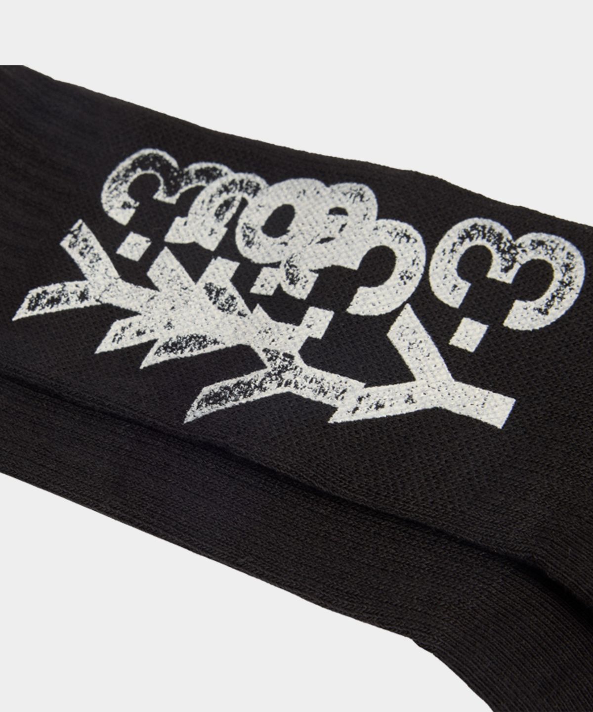 와이쓰리(Y-3) (U) 그래픽 크루 삭스 블랙 Y-3 MERCH SOCKS BLACK