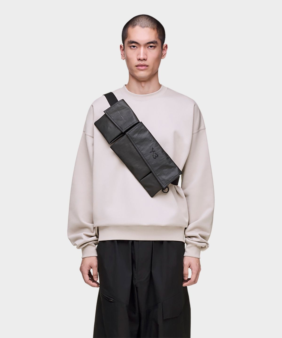 와이쓰리(Y-3) (U) 멀티 포켓 슬링백 블랙 Y-3 WORK BELT BLACK