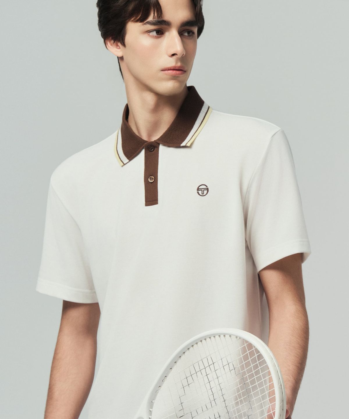 세르지오 타키니(SERGIO TACCHINI) M 카라 포인트 폴로 (White)