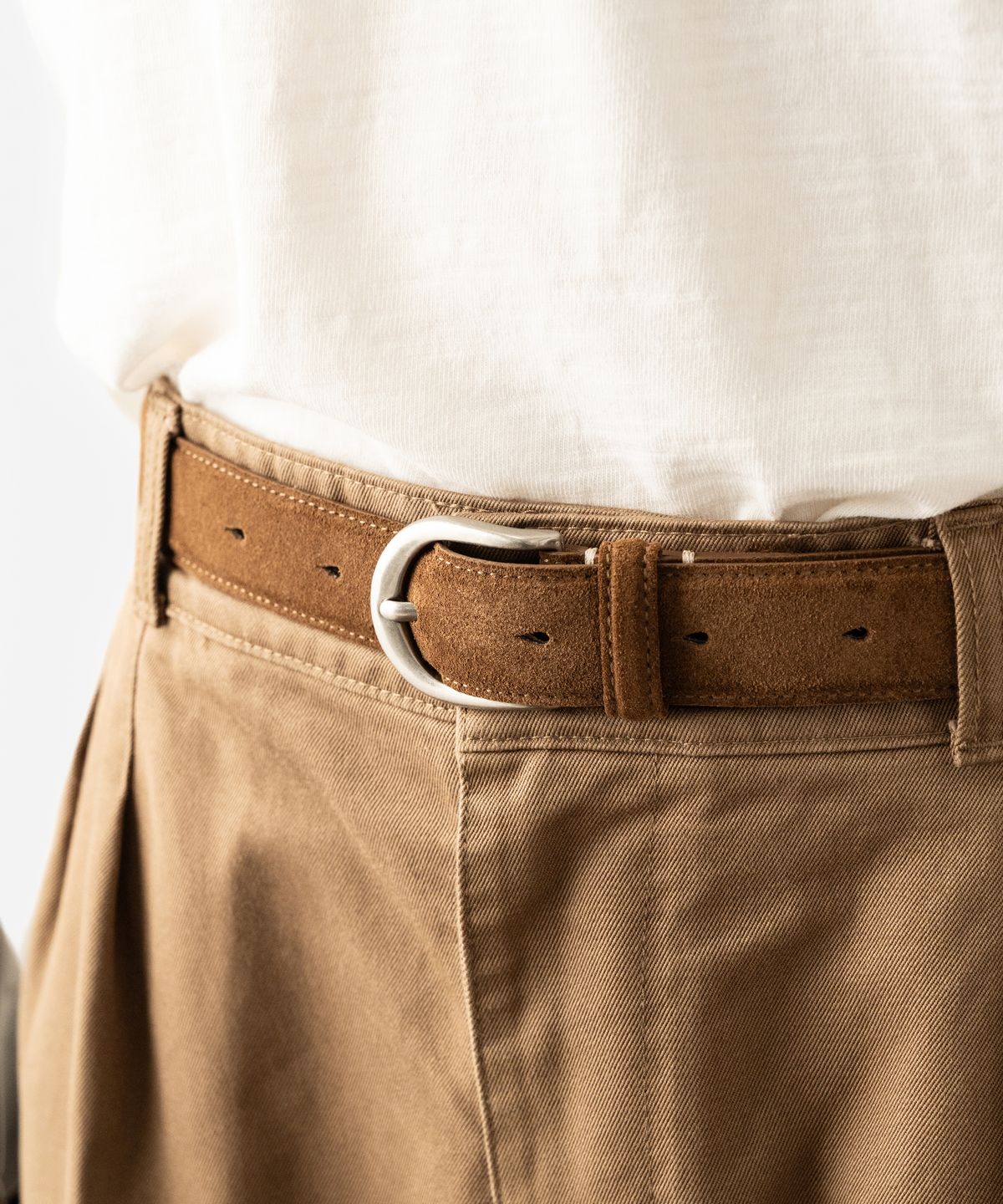 와일드 브릭스(WILD BRICKS) W25 SUEDE DRESS BELT (snuff)