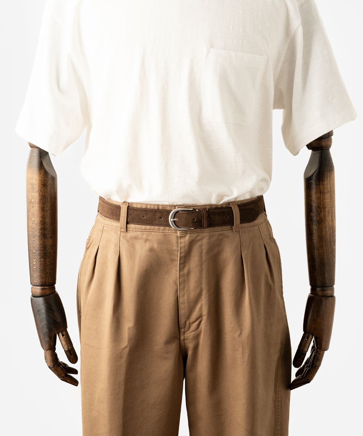 와일드 브릭스(WILD BRICKS) W25 SUEDE DRESS BELT (dark brown)