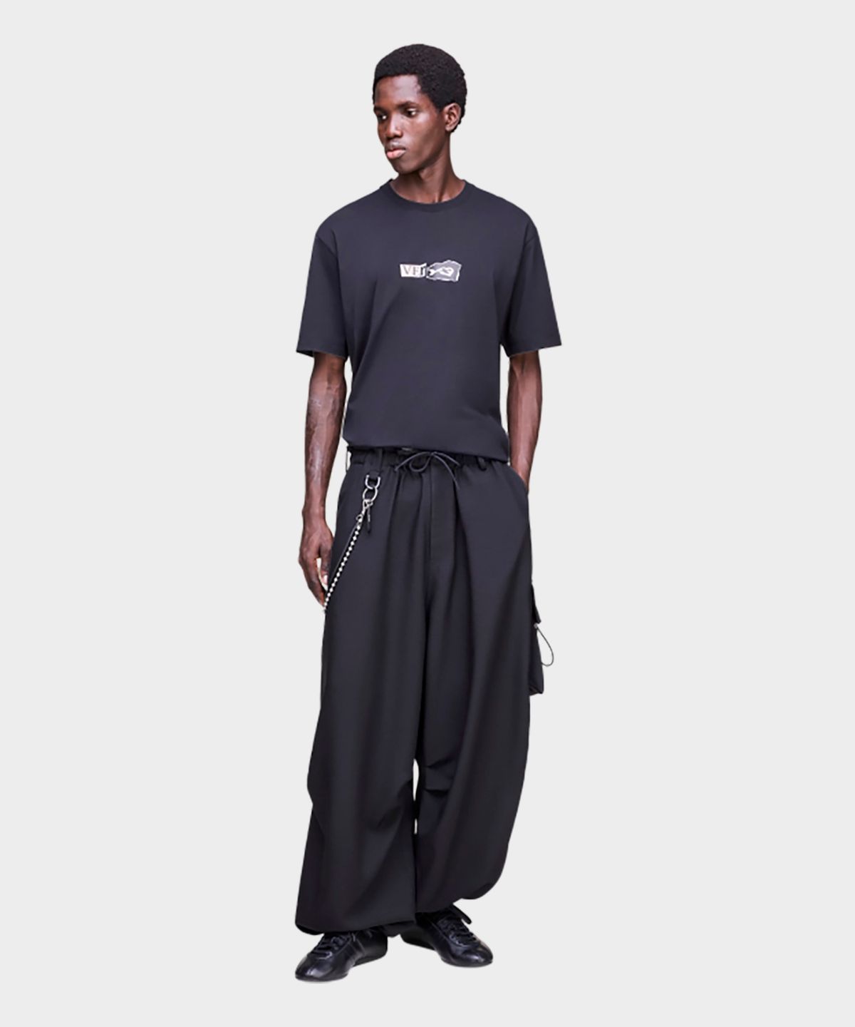 와이쓰리(Y-3) (U) VERY-3 숏 슬리브 티셔츠 블랙 VERY-3 SS TEE BLACK