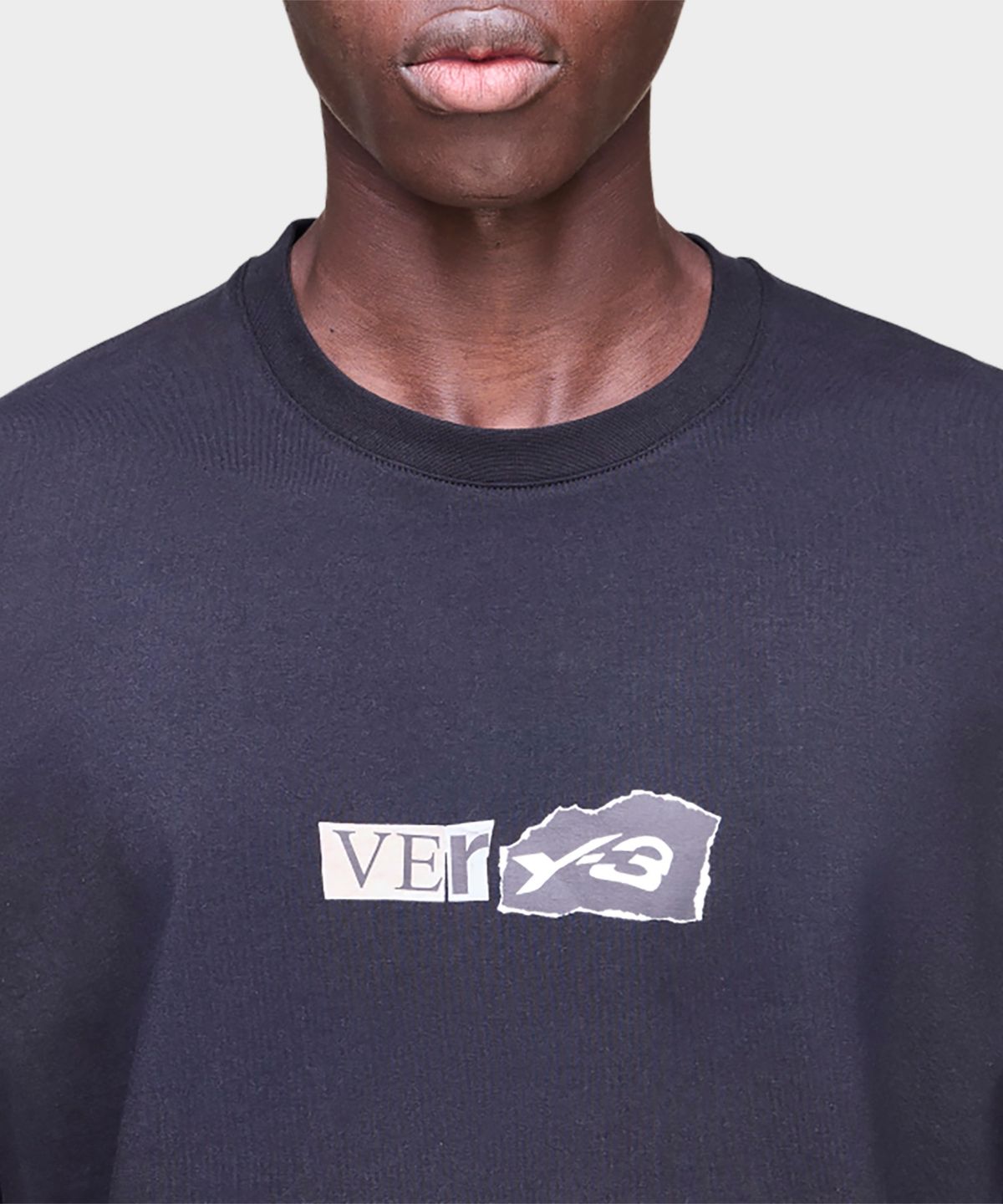 와이쓰리(Y-3) (U) VERY-3 숏 슬리브 티셔츠 블랙 VERY-3 SS TEE BLACK