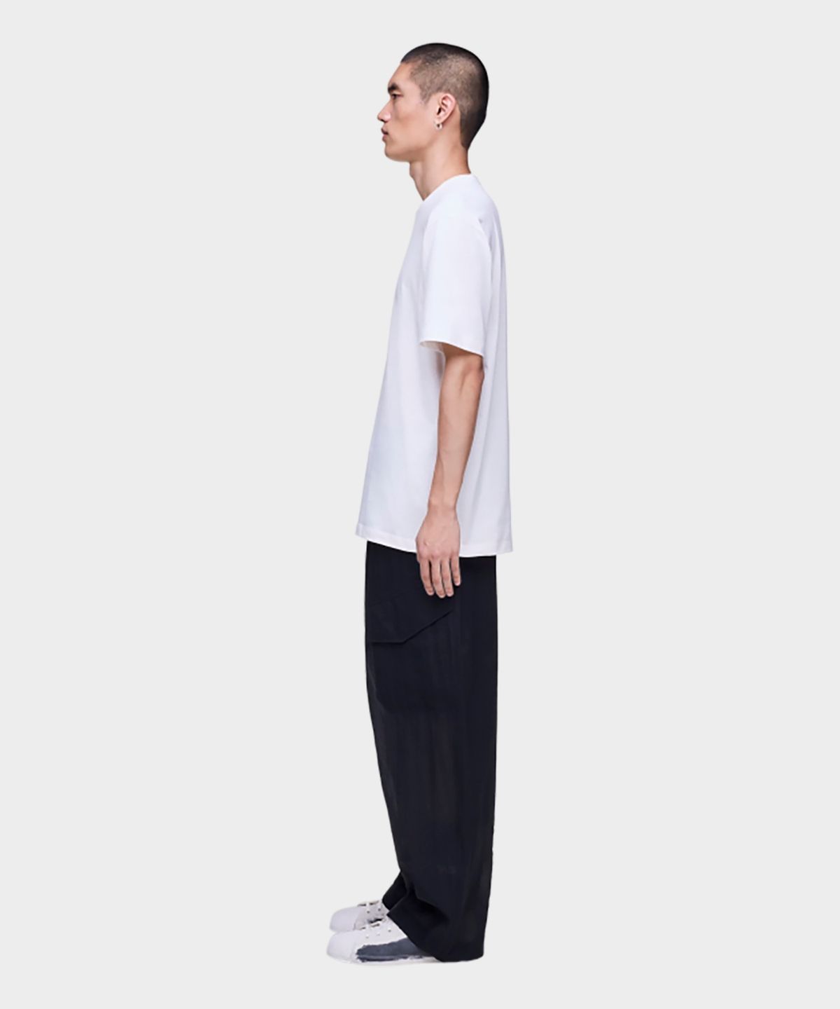 와이쓰리(Y-3) (U) VERY-3 숏 슬리브 티셔츠 화이트 VERY-3 SS TEE CHALK WHITE