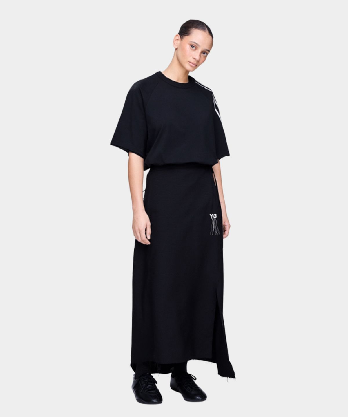 와이쓰리(Y-3) (U) 로우 엣지 3S 숏 슬리브 티셔츠 블랙 RE 3S SS TEE BLACK