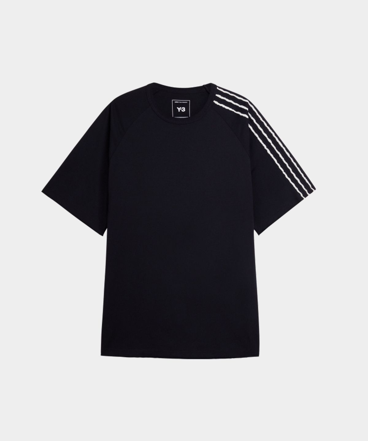 와이쓰리(Y-3) (U) 로우 엣지 3S 숏 슬리브 티셔츠 블랙 RE 3S SS TEE BLACK