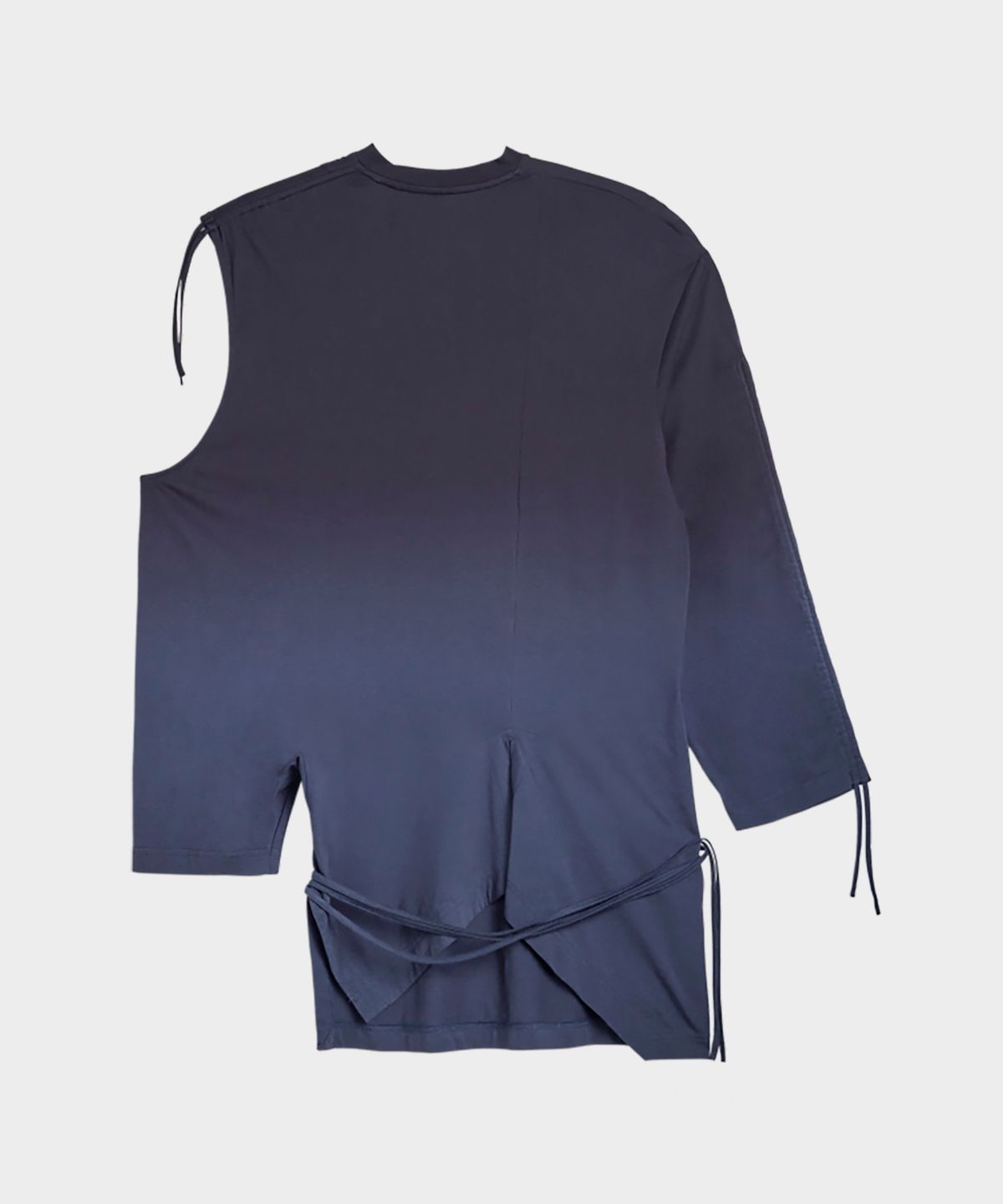 와이쓰리(Y-3) (W) 딥 다이 친치트 드레이프 티셔츠 블랙 DD CNCH DRAPE T BLACK/NIGHT GREY