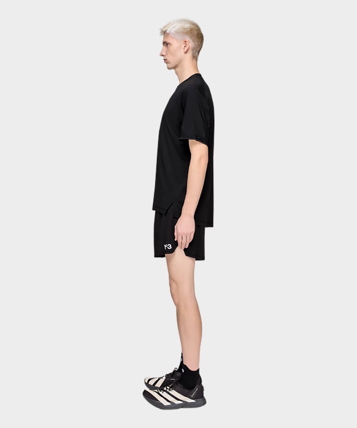 와이쓰리(Y-3) (M) 러닝 쇼츠 블랙 M RUN SHORTS RC BLACK