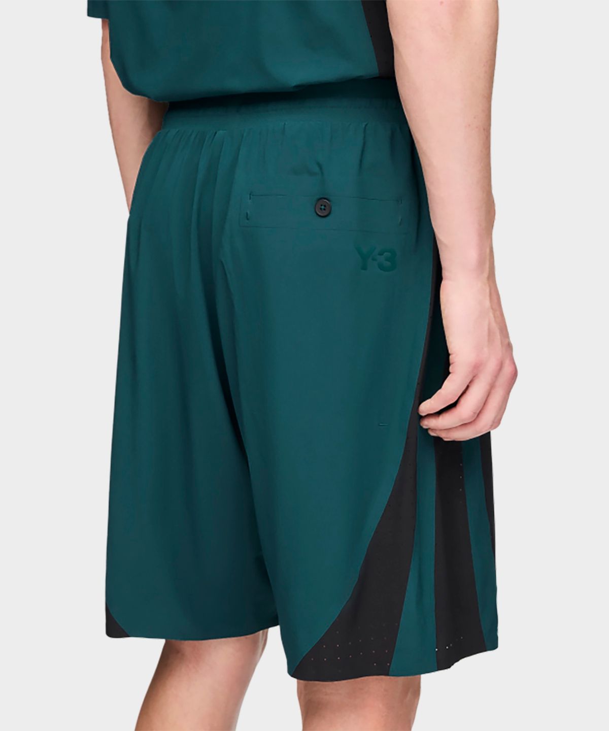 와이쓰리(Y-3) (M) 울트라라이트 우븐 쇼츠 그린 M LT WOV SHORT AURORA IVY