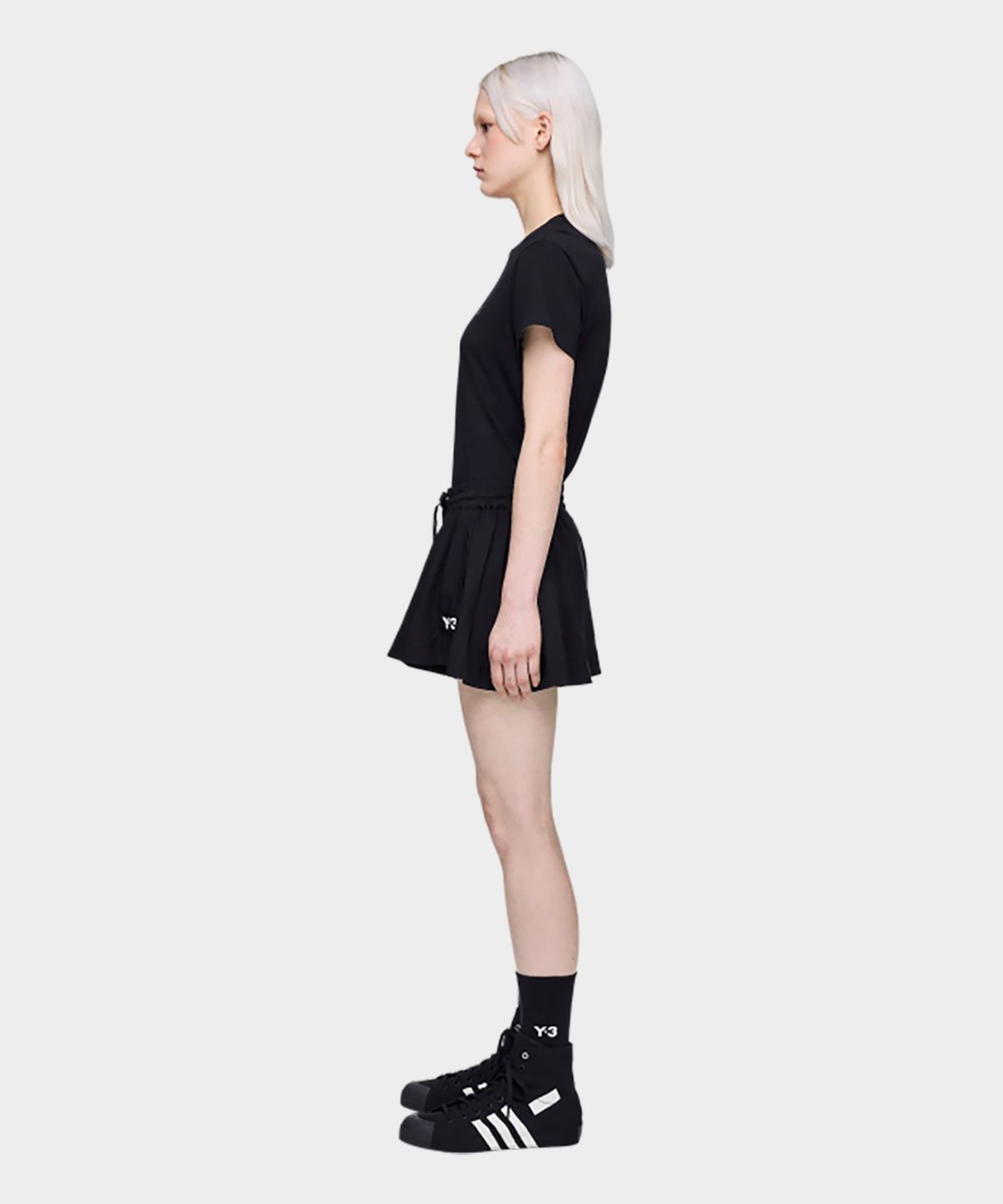 와이쓰리(Y-3) (W) 3S 테니스 쇼츠 블랙 W TENNIS SHORTS BLACK