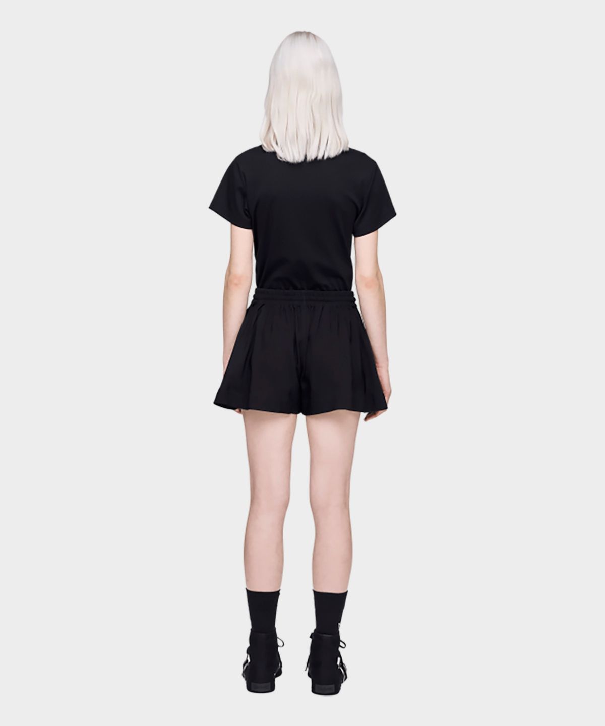 와이쓰리(Y-3) (W) 3S 테니스 쇼츠 블랙 W TENNIS SHORTS BLACK