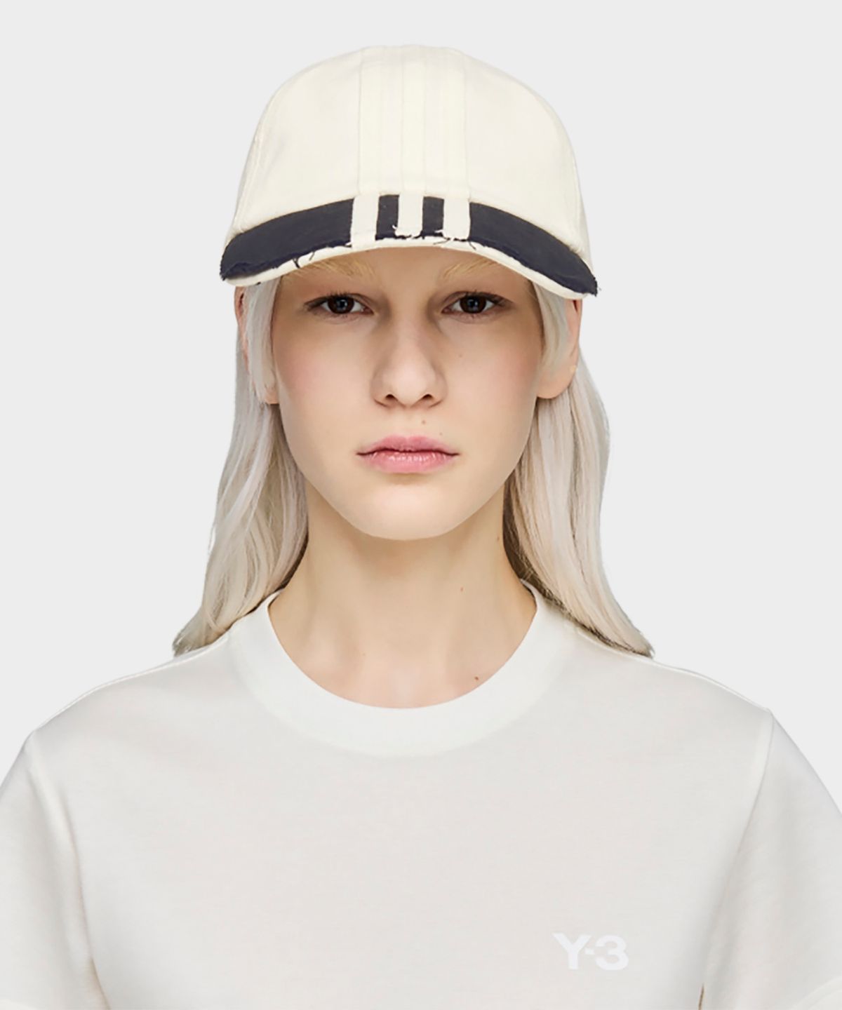 와이쓰리(Y-3) (U) 스트라이프 캡 화이트 Y-3 STRIPES CAP OFF WHITE