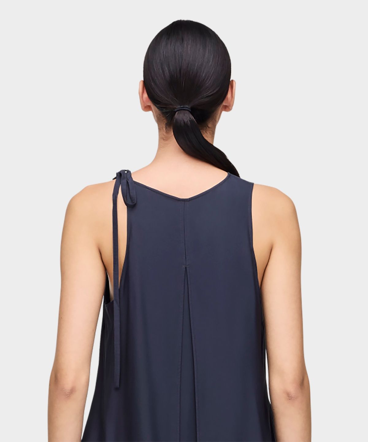 와이쓰리(Y-3) (W) 루즈 숏 딥 다이 드레스 그레이 W SHRT DD DRESS NIGHT GREY/BLACK