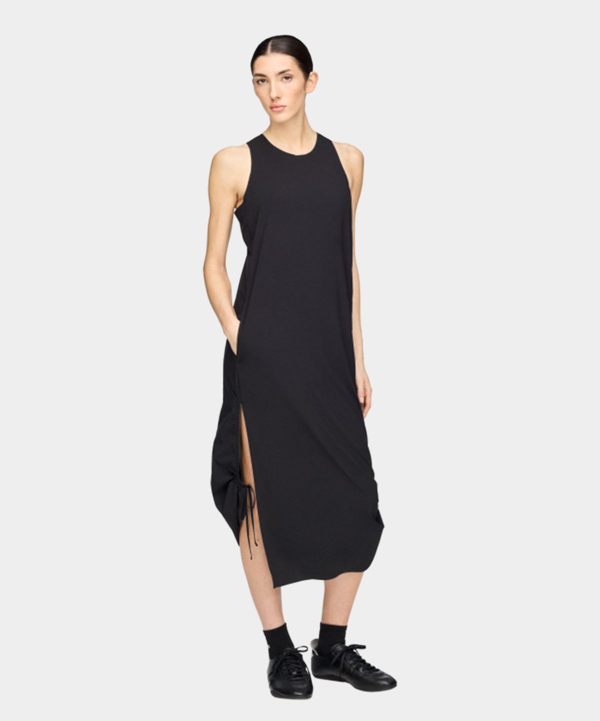 와이쓰리(Y-3) (W) 레이서 친치 드레스 블랙 RACER DRESS BLACK