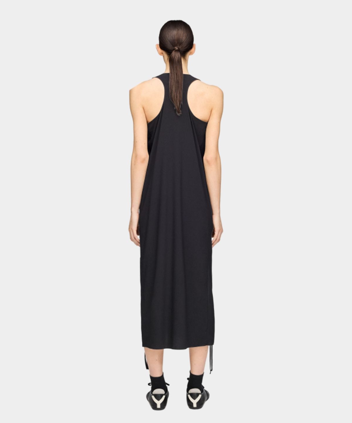 와이쓰리(Y-3) (W) 레이서 친치 드레스 블랙 RACER DRESS BLACK
