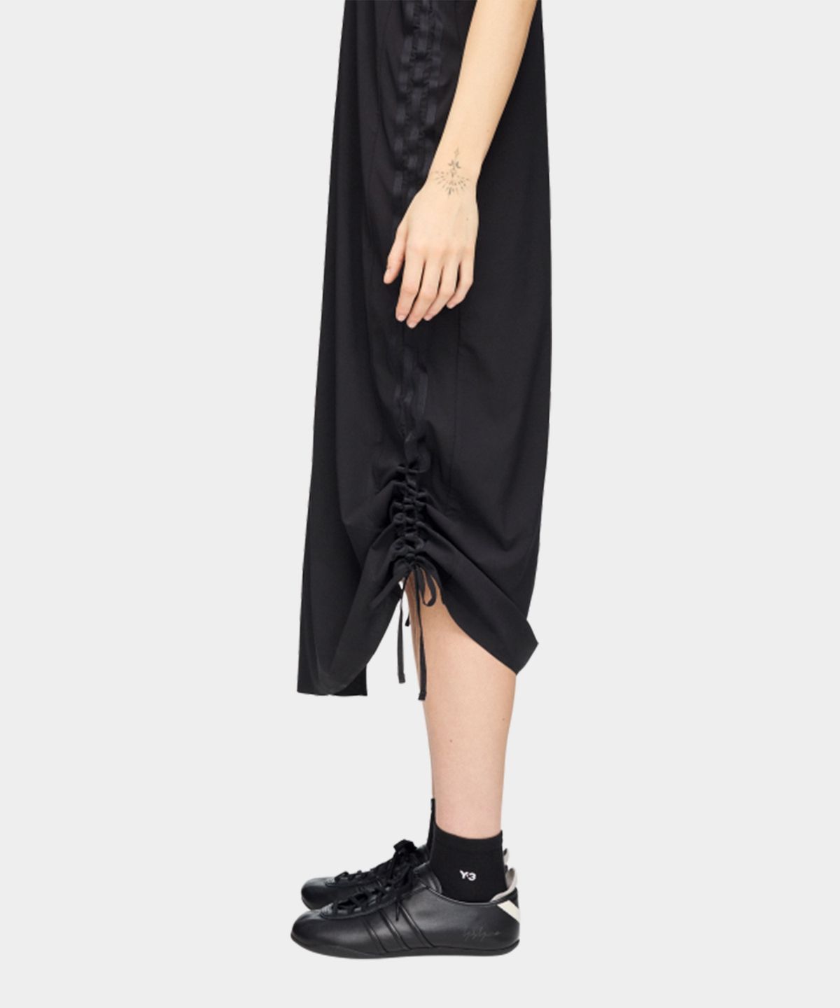 와이쓰리(Y-3) (W) 레이서 친치 드레스 블랙 RACER DRESS BLACK