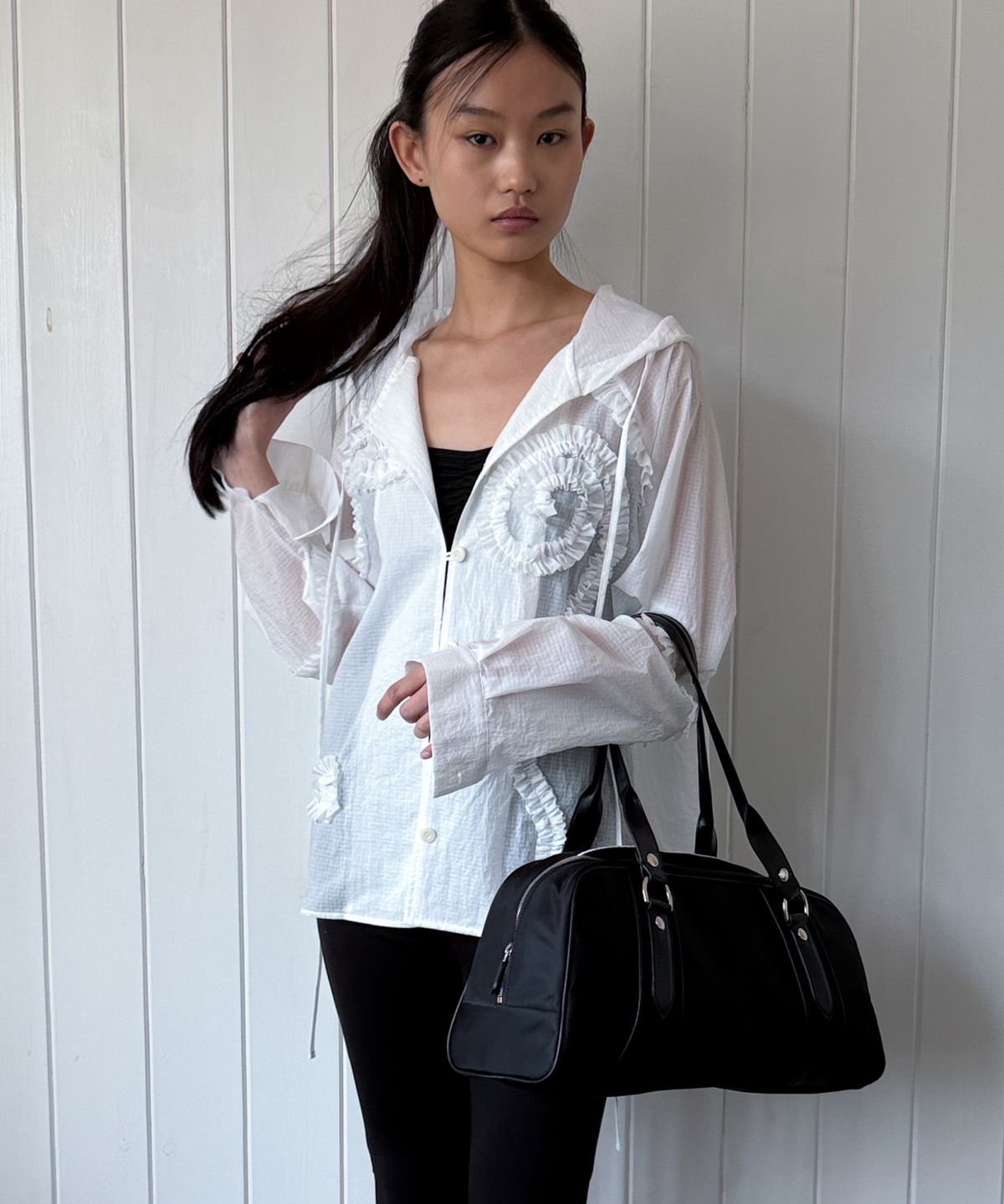 라츠유(LOTSYOU) Vivi Boston Bag BLACK