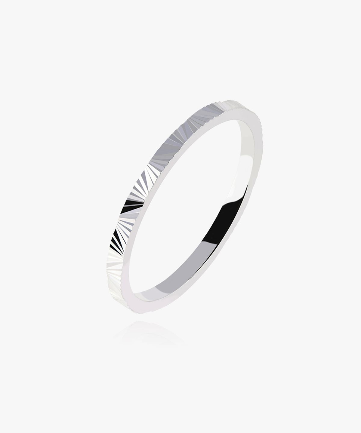 엘렌쥬얼리(HELENE JEWELRY) 925 실버 선 샤인 컷팅 미스 링 은 반지