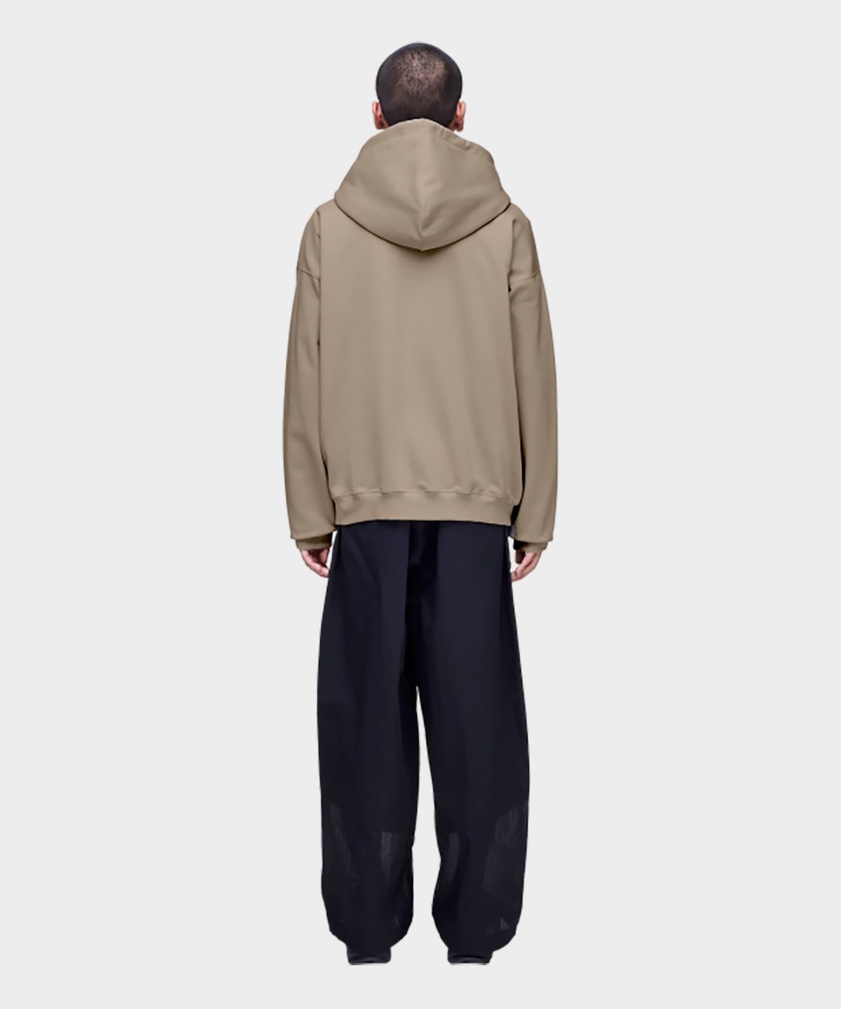 와이쓰리(Y-3) (U) 브러시드 테리 집 후디 라이트 브라운 FL ZIP HODDIE LIGHT BROWN