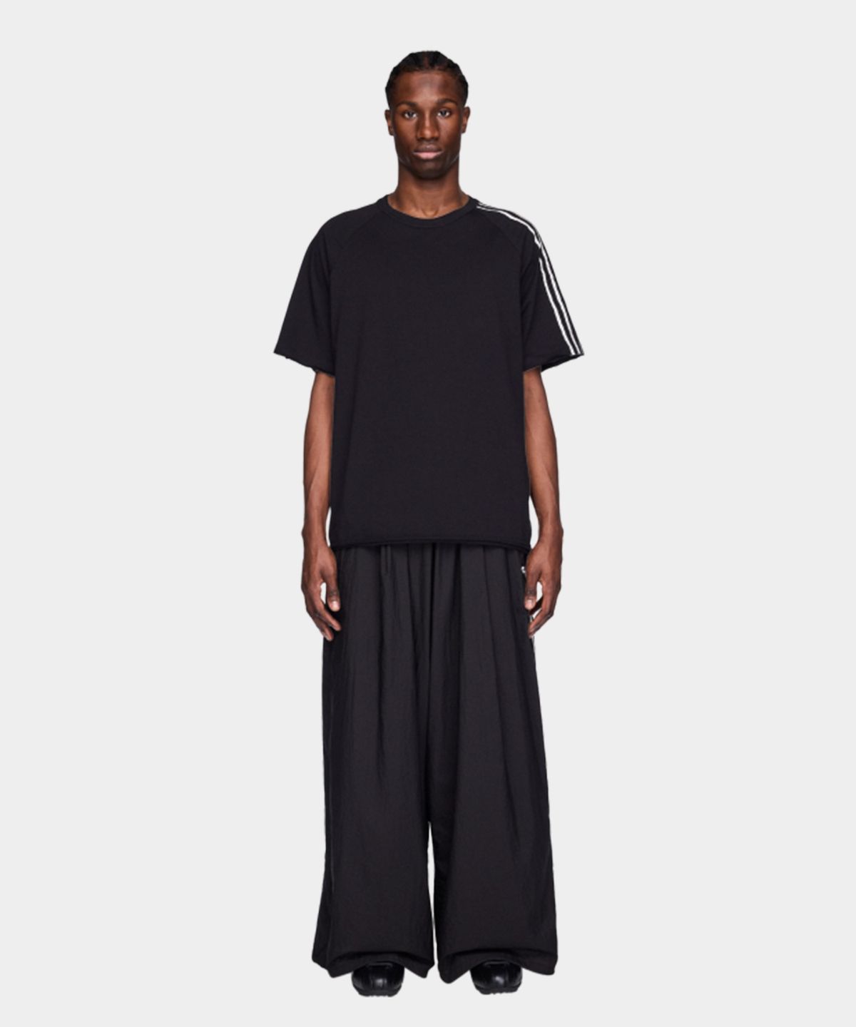 와이쓰리(Y-3) (U) 로우 엣지 3S 와이드 팬츠 블랙 RE 3S WIDE PT BLACK
