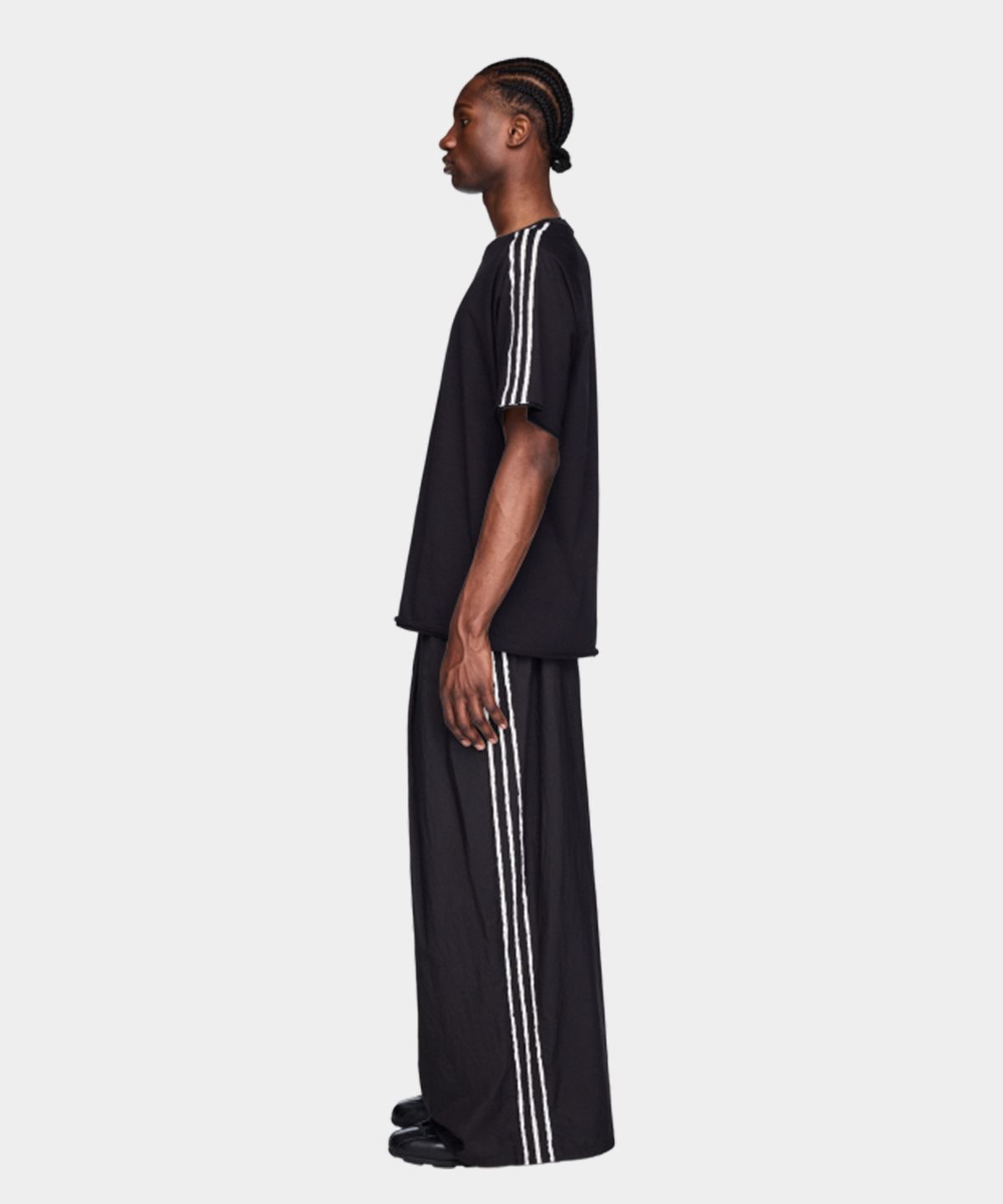 와이쓰리(Y-3) (U) 로우 엣지 3S 와이드 팬츠 블랙 RE 3S WIDE PT BLACK