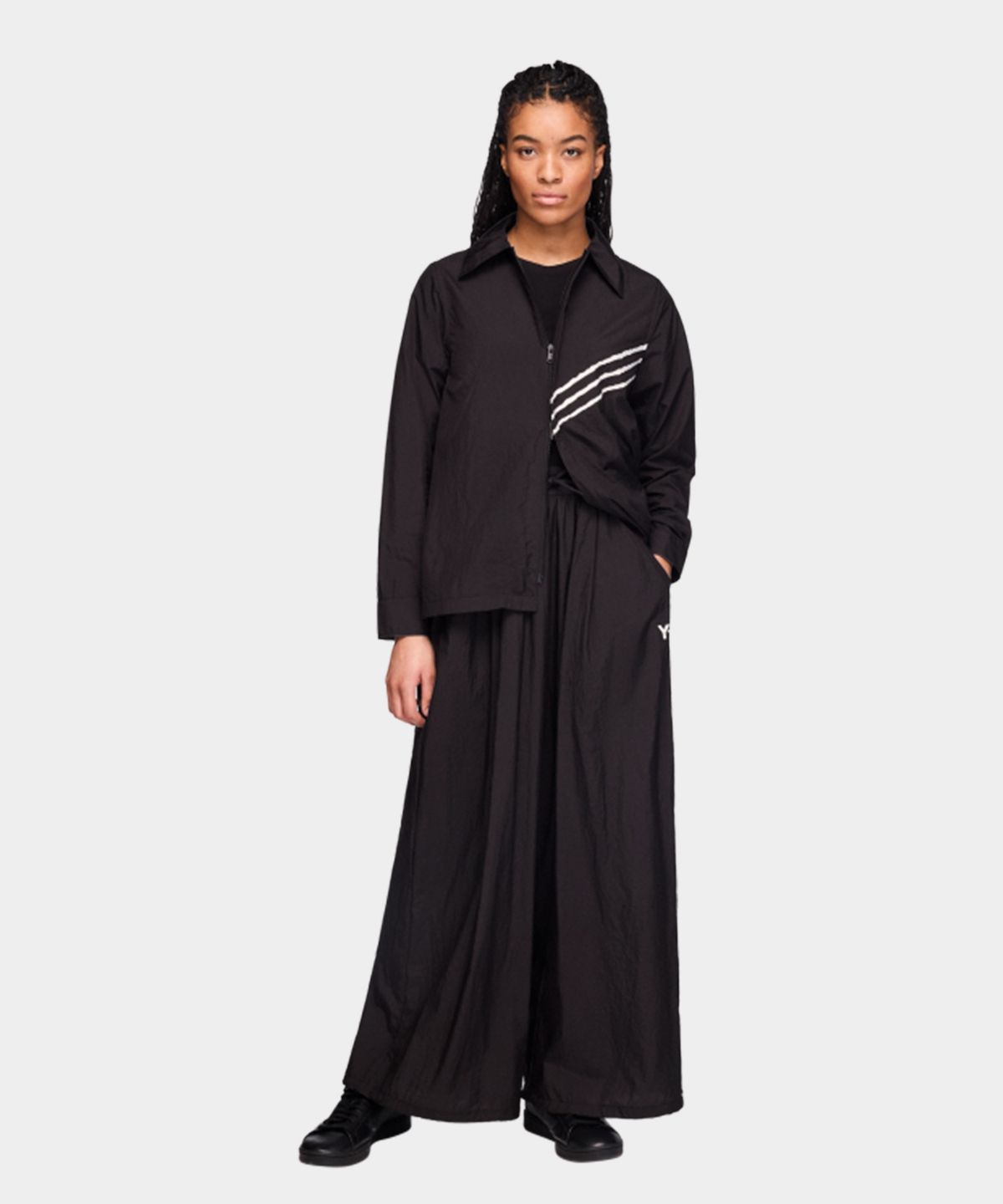 와이쓰리(Y-3) (U) 로우 엣지 3S 와이드 팬츠 블랙 RE 3S WIDE PT BLACK
