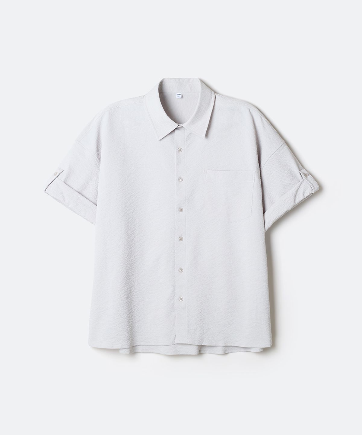 스파오(SPAO) [시티웨어] 오버핏 반팔 셔츠_SPYWG25C05