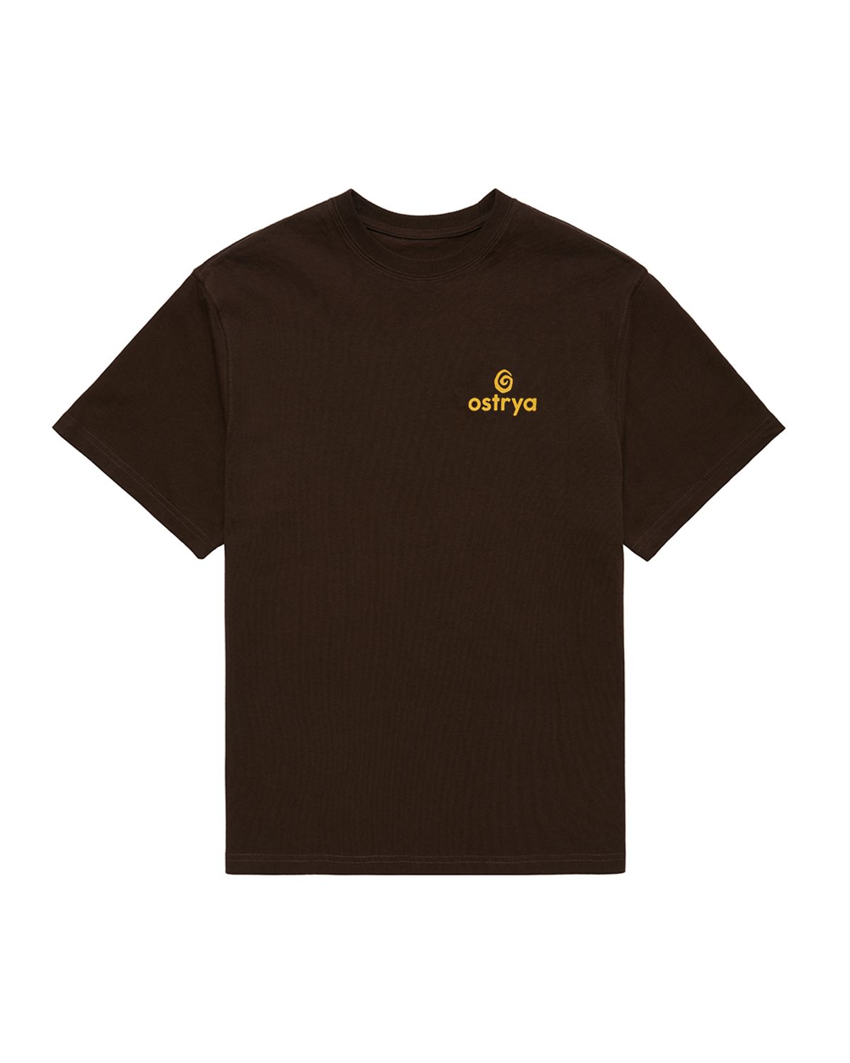 오스트리야(OSTRYA) 26SS Botanical Dept Stamp tee Umber