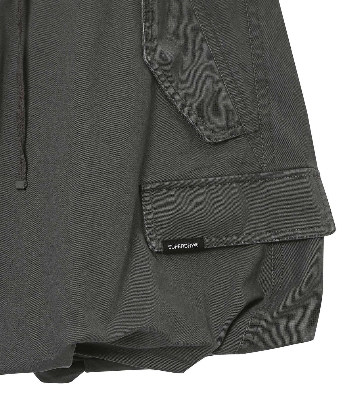 슈퍼드라이(SUPERDRY) 우먼스 카고 벌룬 미니 스커트 차콜 SDFLKCQ51CHL