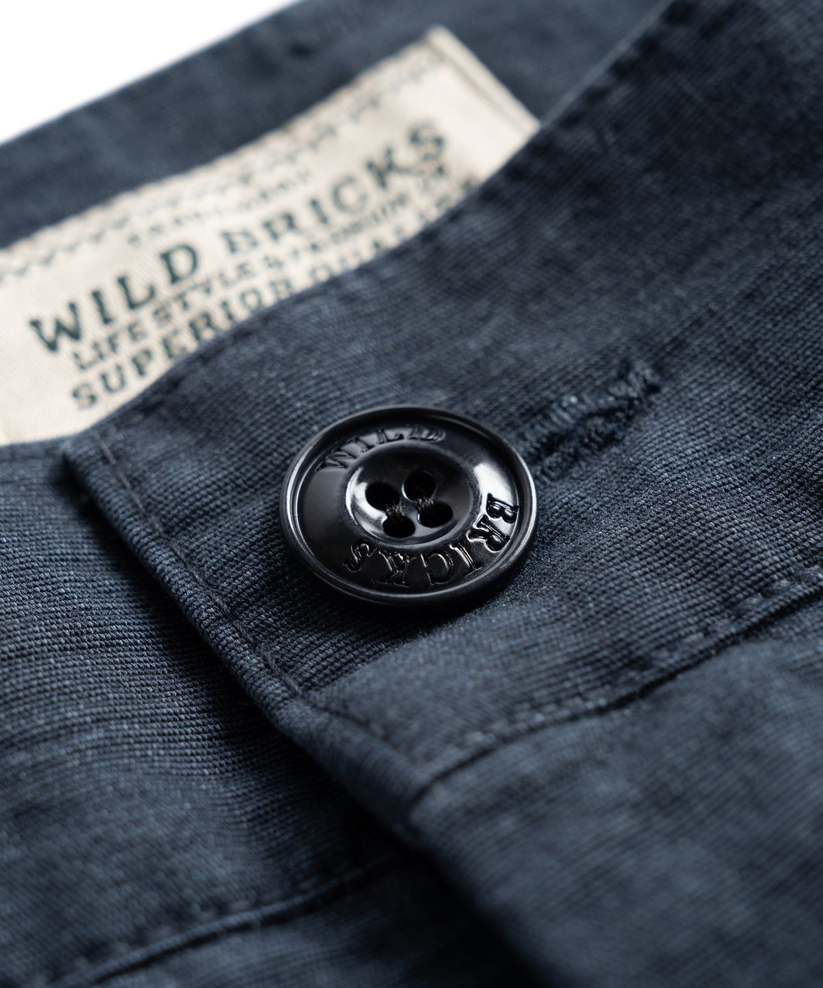 와일드 브릭스(WILD BRICKS) W25 OFFICER PANTS (navy)