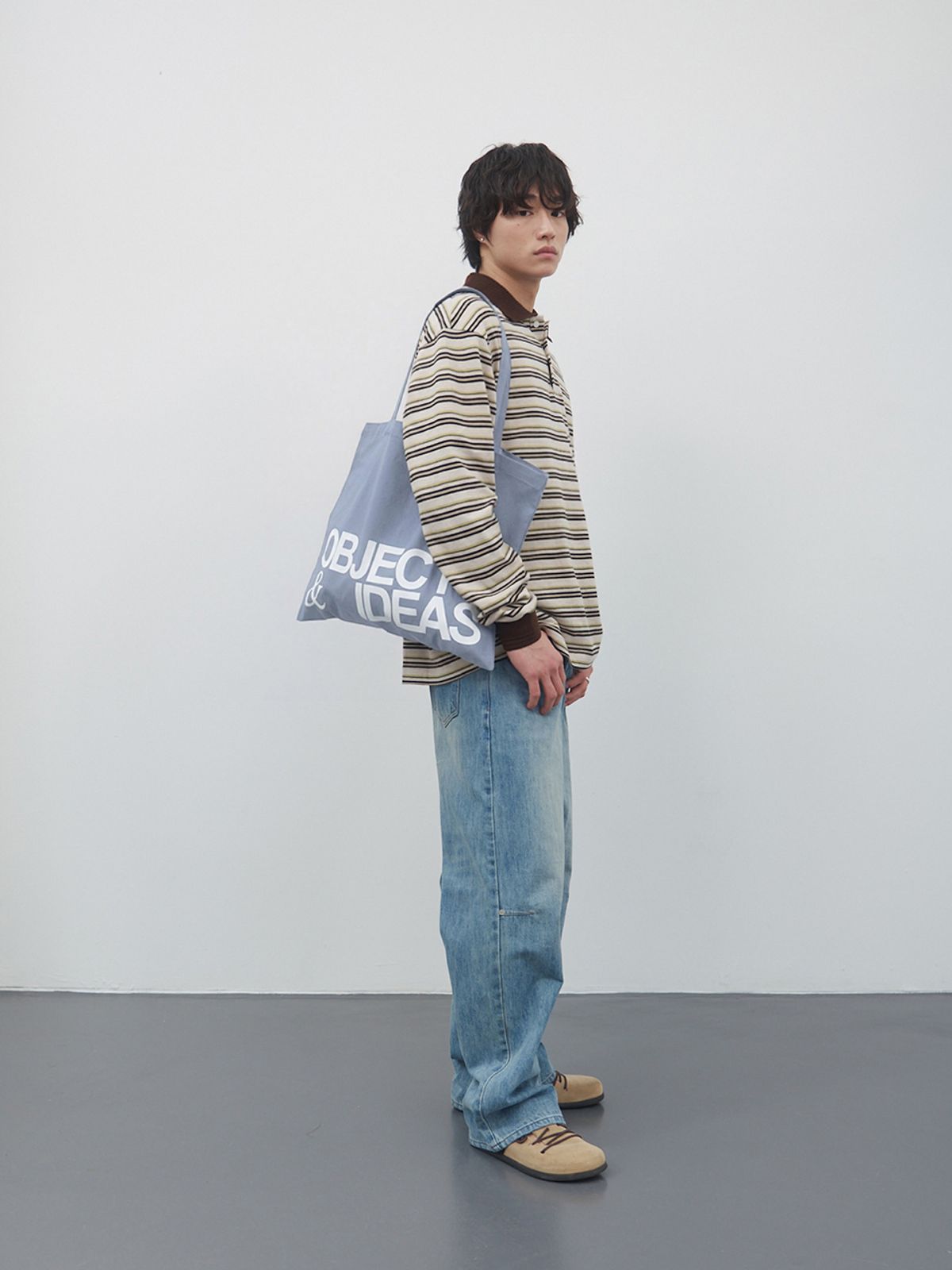 기준 맨(KIJUN MEN) Objects&Ideas Tote Bag Sky Blue