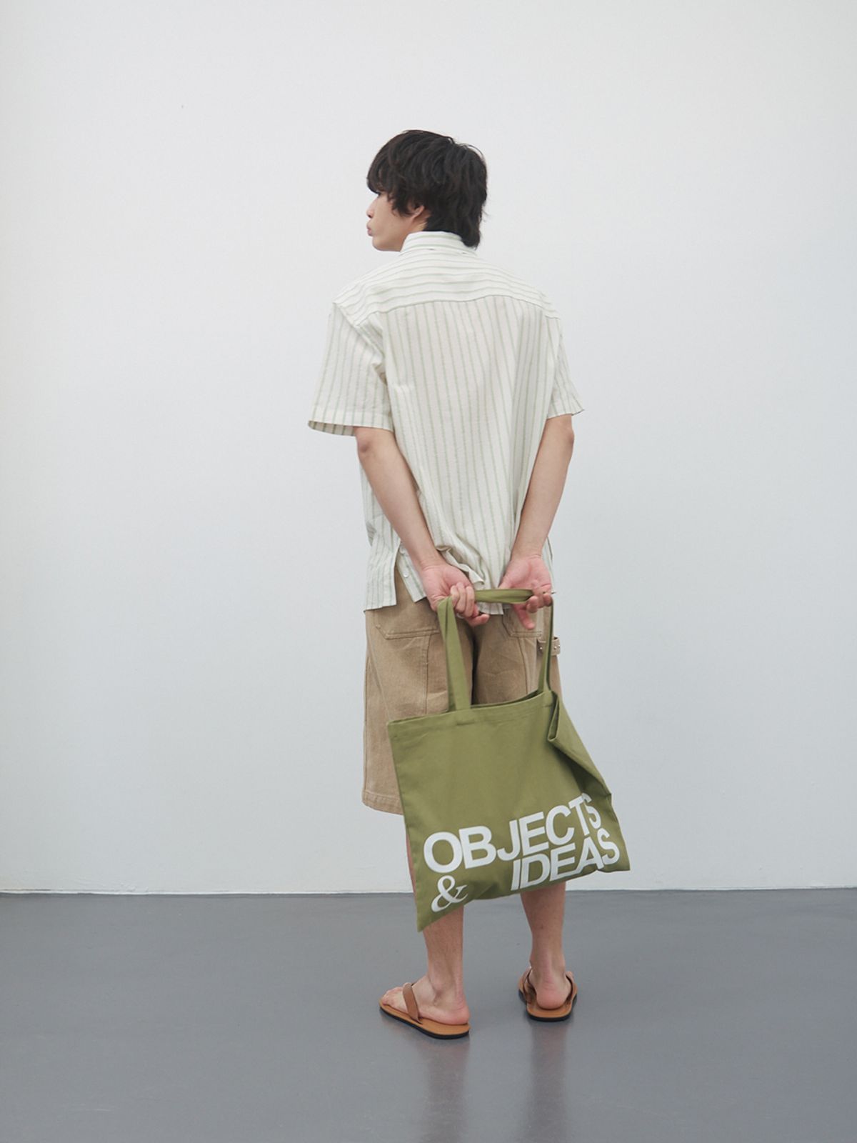 기준 맨(KIJUN MEN) Objects&Ideas Tote Bag Olive