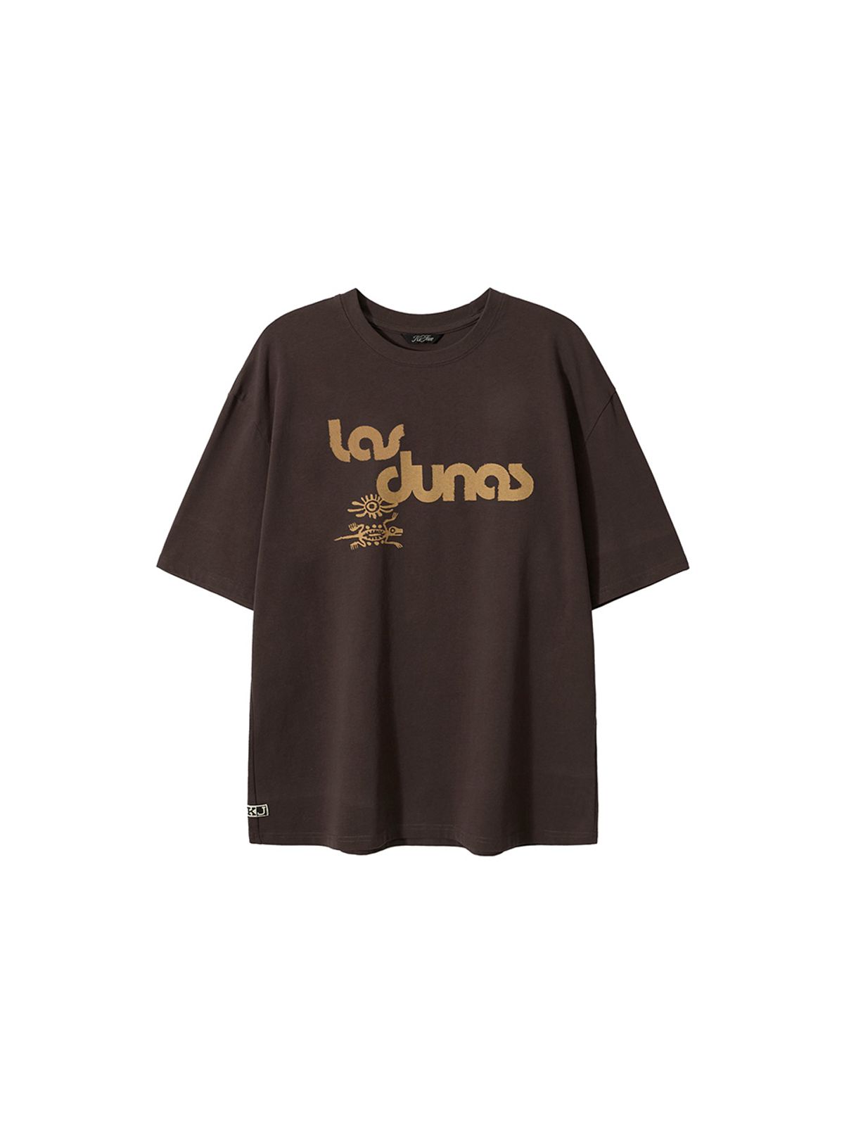 기준 맨(KIJUN MEN) Las Dunas Tee Brown