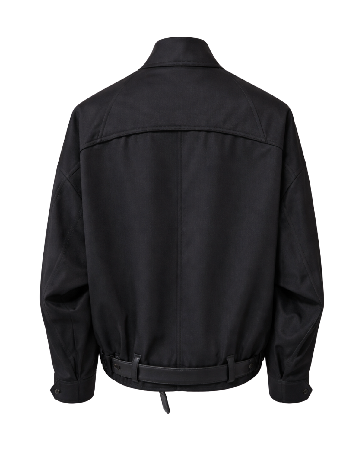 오디너리피플(ORDINARY PEOPLE) RE : Wappen Panel Harrington Jacket [BLACK]