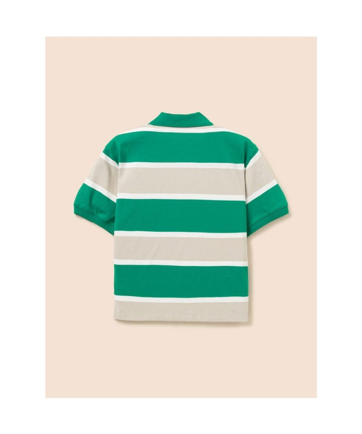 빈폴 키즈(BEANPOLE KIDS) 빅 멀티 스트라이프 칼라 티셔츠 - 그린 (BI6342U09M)
