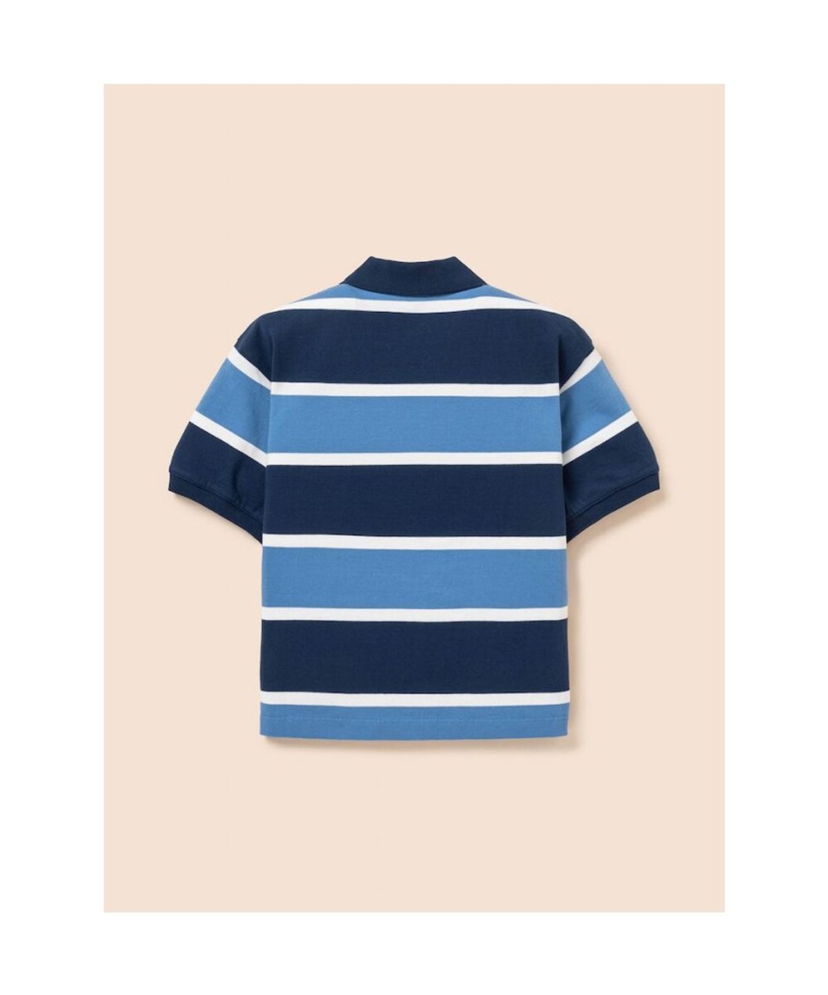 빈폴 키즈(BEANPOLE KIDS) 빅 멀티 스트라이프 칼라 티셔츠 - 네이비 (BI6342U09R)
