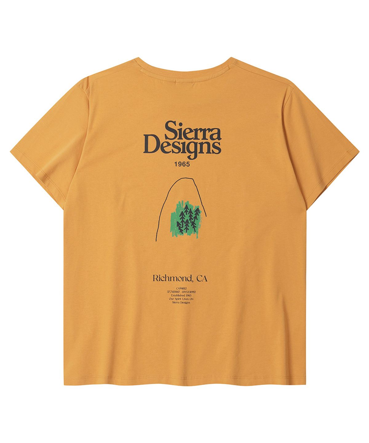 시에라디자인(SIERRA DESIGNS) W) 리치몬드 로고 칠라이트(CHILL-LITE) 숏슬리브 ORANGE