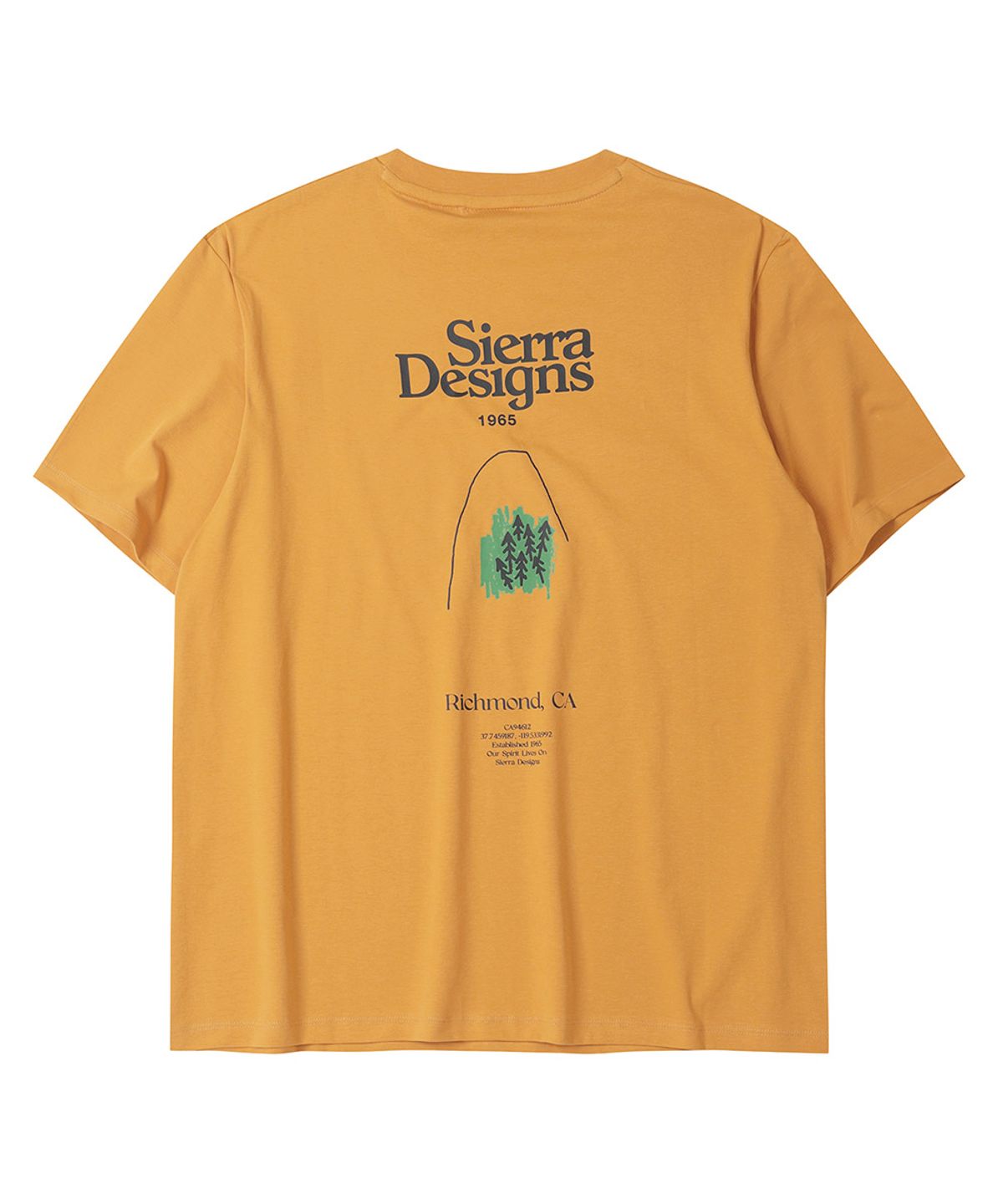 시에라디자인(SIERRA DESIGNS) 리치몬드 로고 칠라이트(CHILL-LITE) 숏슬리브 ORANGE
