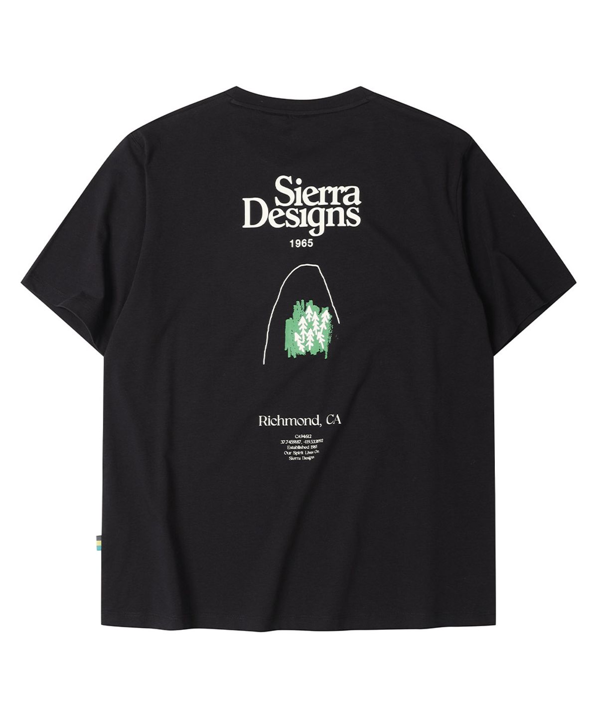 시에라디자인(SIERRA DESIGNS) 리치몬드 로고 칠라이트(CHILL-LITE) 숏슬리브 BLACK