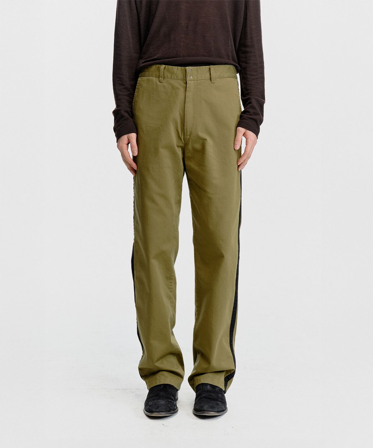 서피스에디션(SURFACE EDITION) SIDE LINE HOOK PANTS BEIGE