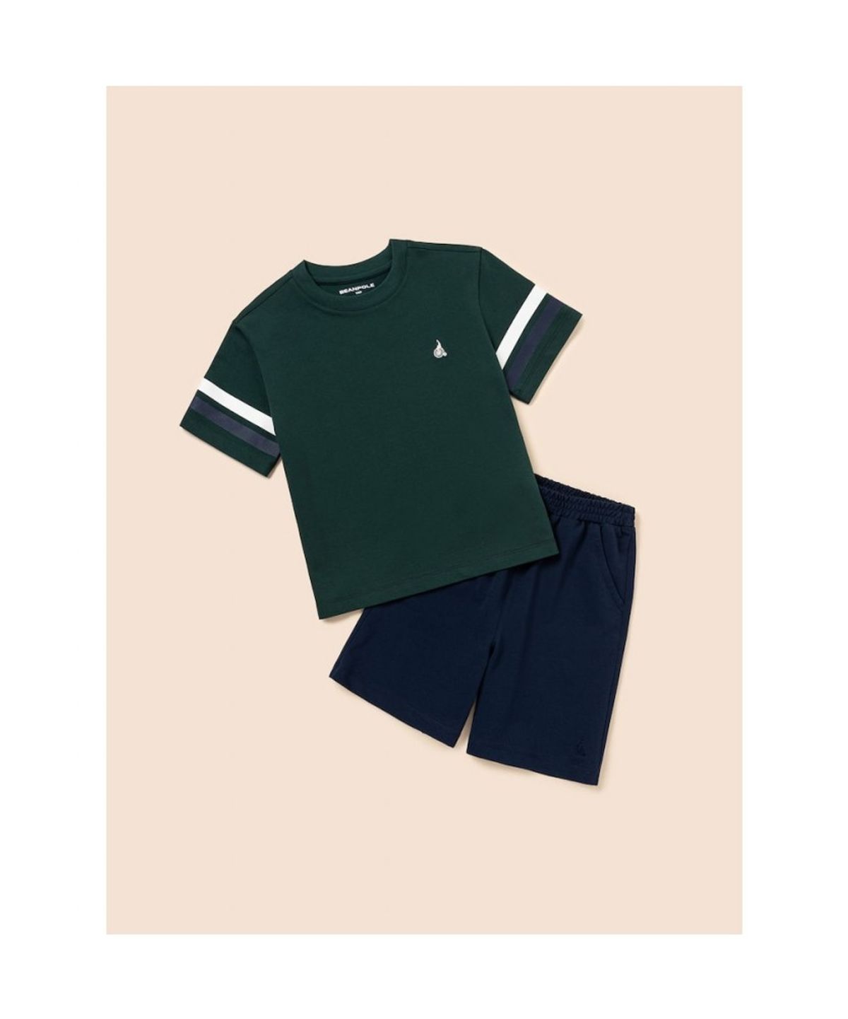 빈폴 키즈(BEANPOLE KIDS) 피케 반소매 상하세트  그린 (BI6342U07M)