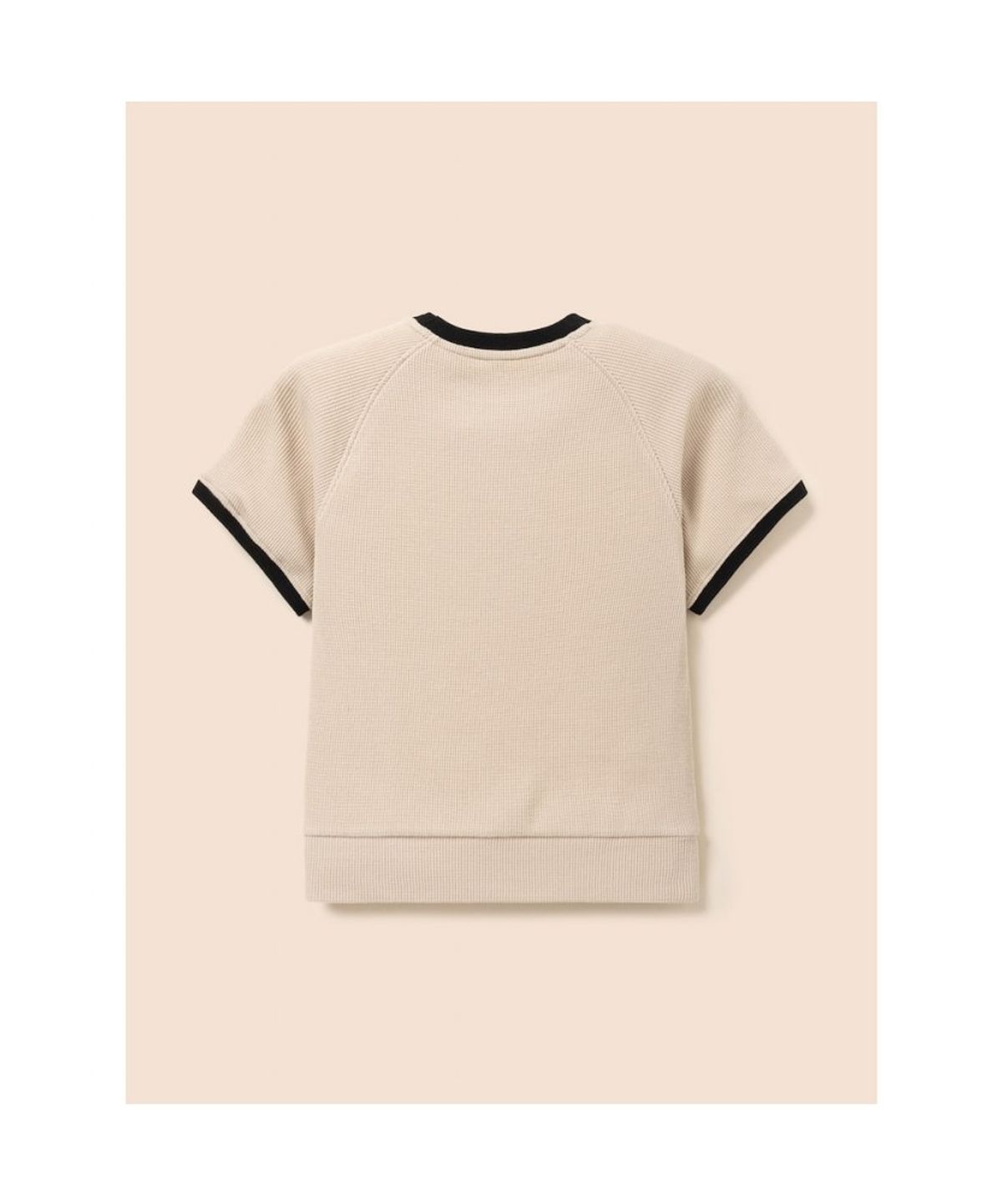 빈폴 키즈(BEANPOLE KIDS) 곰돌이 달이 포인트 와플 반소매 상하세트  베이지 (BI6342U08A)