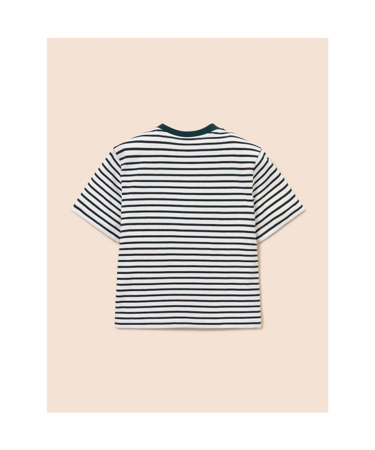 빈폴 키즈(BEANPOLE KIDS) 멀티 스트라이프 반소매 티셔츠  그린 (BI6342U10M)