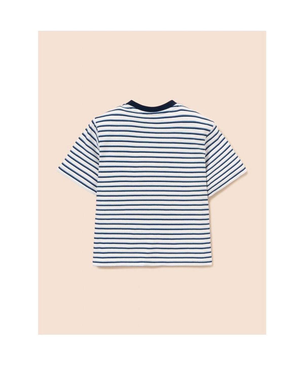 빈폴 키즈(BEANPOLE KIDS) 멀티 스트라이프 반소매 티셔츠  블루 (BI6342U10P)