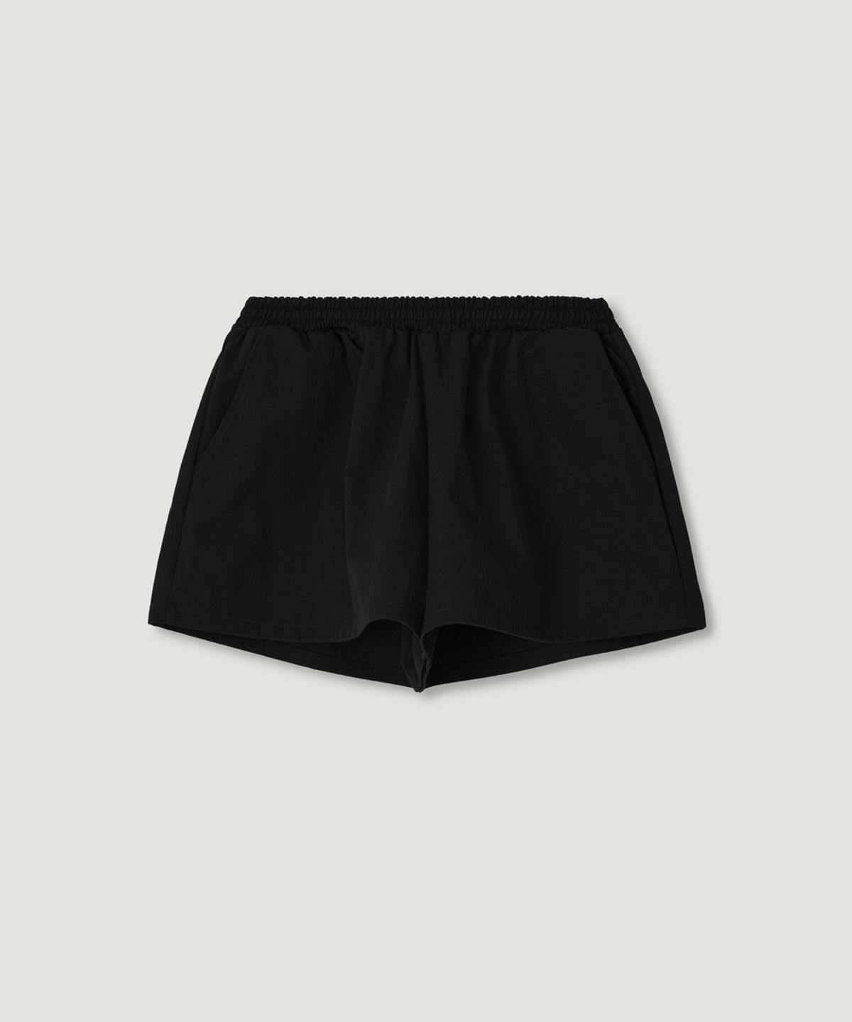 페르브(FERV) Cotton A-line Shorts - Black